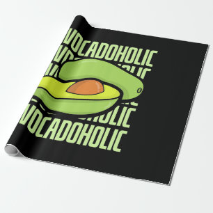 Papel De Regalo Comida de fruta de aguacate