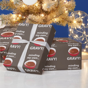Papel De Regalo Comida de Salsa Preocupándome por Mi Propia Salsa