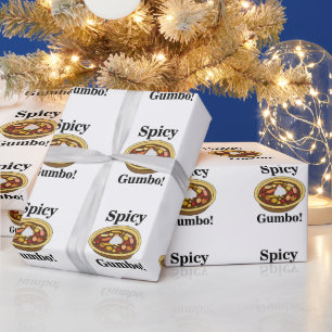 Papel De Regalo Comida Gumbo Gumbo Picante