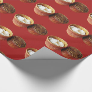 Papel De Regalo Comida tailandesa pegajosa del Lao del arroz [Khao