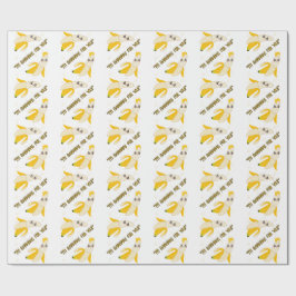Papel De Regalo comillas bananas