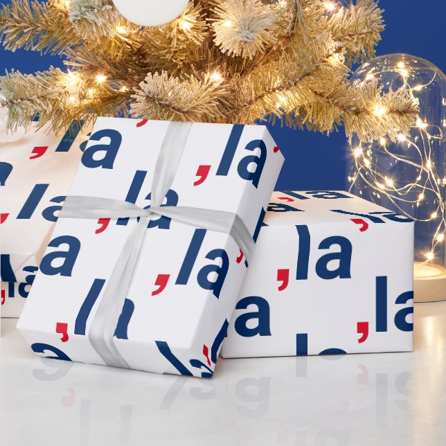 Papel De Regalo Comma La kamala pronunciación graciosa patriótica (Vacaciones)