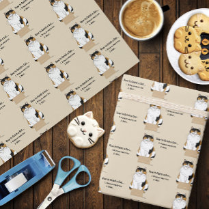 Papel De Regalo Cómo atrapar un gato