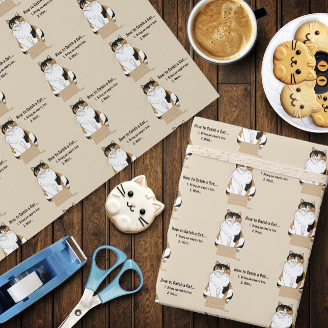 Papel De Regalo Cómo atrapar un gato (Subido por el creador)