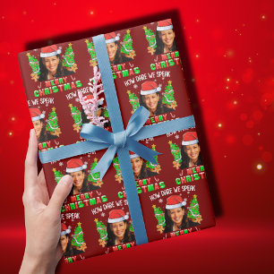 Papel De Regalo Cómo nos atrevemos a hablar Feliz Navidad Kamala H