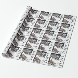 Papel De Regalo Cómo Sr. y la Sra. Claus Met
