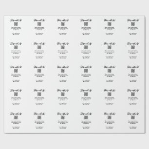 Papel De Regalo Comparte tu imagen escanea código QR añade sitio w