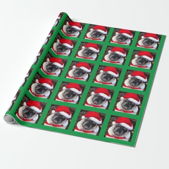 Papel De Regalo Compinche de Santa (Desenrollado)