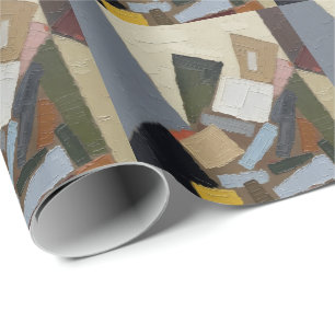 Papel De Regalo Composición de obra de arte abstracta