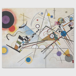 Papel De Regalo Composición VIII Arte Abstracto de Kandinsky