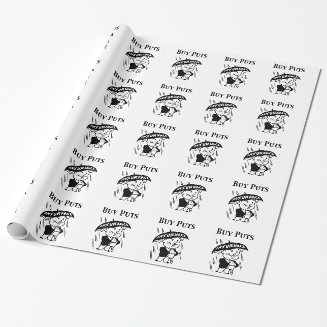 Papel De Regalo Comprar Puts (Desenrollado)