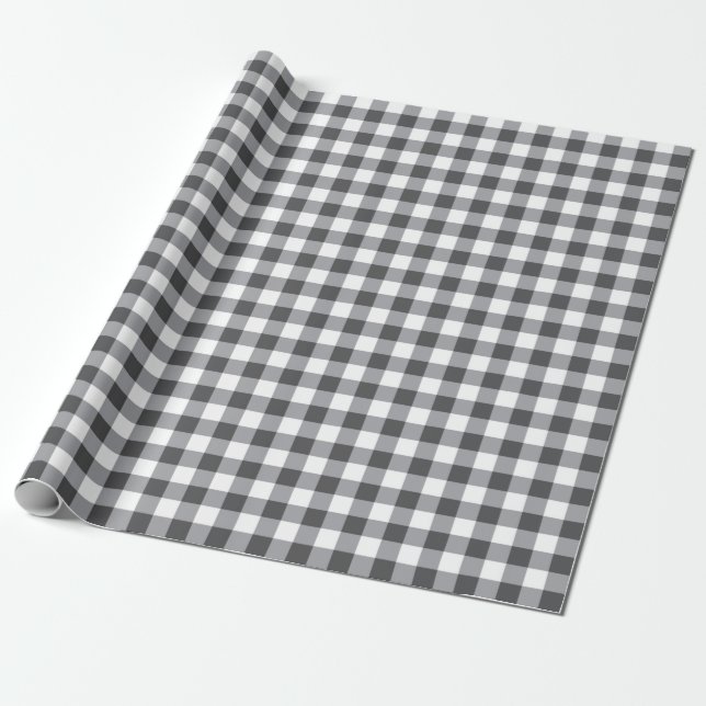 Papel De Regalo Comprobación clásica (Desenrollado)
