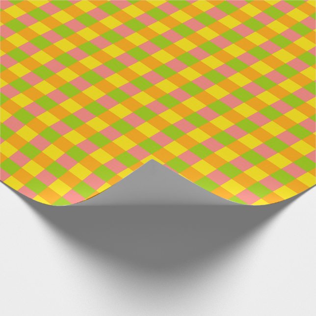 Papel De Regalo Comprobación de cítricos (Esquina)