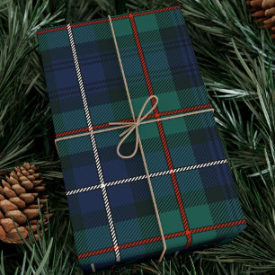 Papel De Regalo Comprobación Rustica De Tartan Clan Robertson