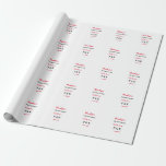 Papel De Regalo Con amor añadir letra de nombre de pareja gracias<br><div class="desc">diseño</div>