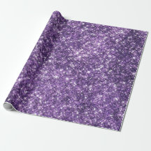 Papel de regalo con brillo púrpura