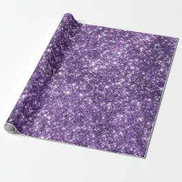Papel de regalo con brillo púrpura