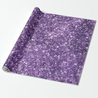 Papel de regalo con brillo púrpura