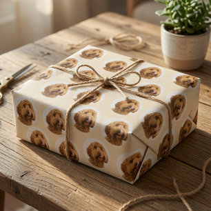 Papel de Regalo con Cara de Mascota Personalizada