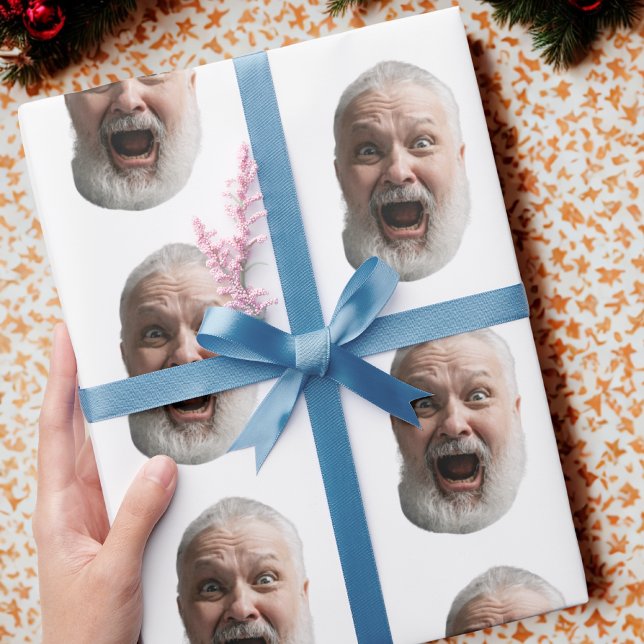 Papel de regalo con cara personalizada (Subido por el creador)