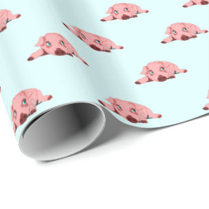 Papel de Regalo con Cerdito
