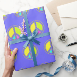 Papel De Regalo Con colores rellenados Firma PEACE 1