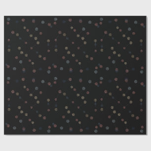 Papel de regalo con constelaciones.