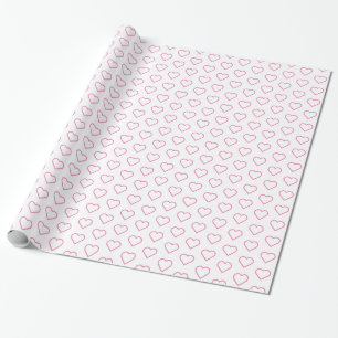 Papel de regalo con corazones