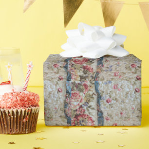 Papel de regalo con diseño de foto antigua de colc