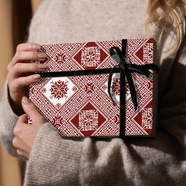 Papel de regalo con estampado clásico de Tatreez p