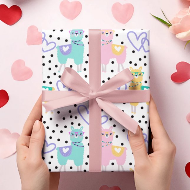 Papel de regalo con estampado de amor púrpura past (Subido por el creador)
