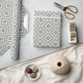 Papel de regalo con estampado de punto palestino