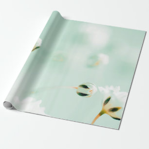 Papel de regalo con estampado floral elegante