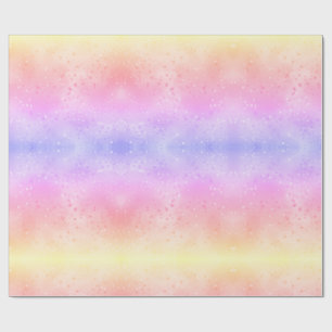 Papel de regalo con estampado tie-dye pastel, colo