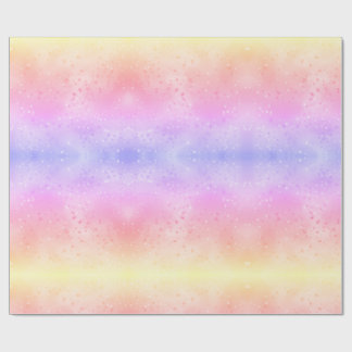 Papel de regalo con estampado tie-dye pastel, colo