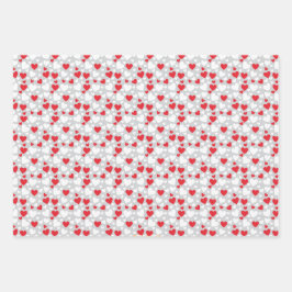 Papel de regalo con fondo personalizado de patrón 