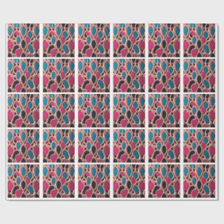 Papel de regalo con formas líquidas abstractas 3D