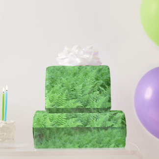 Papel de regalo con foto de helecho