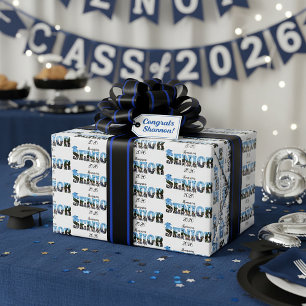 Papel de regalo con foto personalizada de la clase