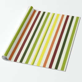 Papel de regalo con franjas de colores