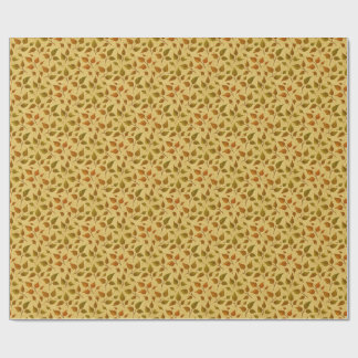 Papel de Regalo con Hojas de Otoño