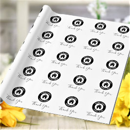 Papel de regalo con logotipo de empresa personaliz