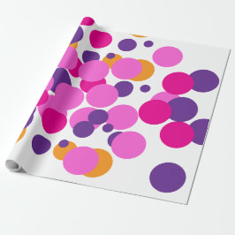 Papel de regalo con lunares