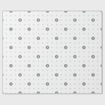 Papel de regalo con lunares de Bitcoin