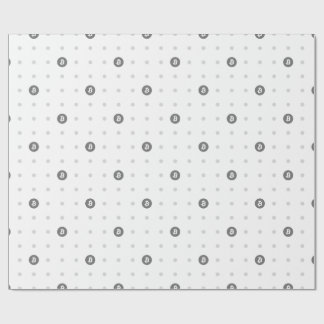 Papel de regalo con lunares de Bitcoin