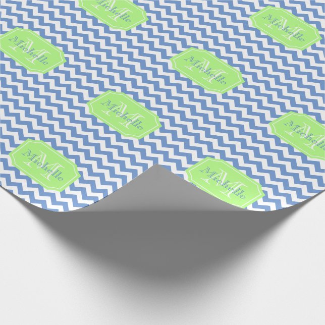 Papel De Regalo Con monograma personalizada (Esquina)