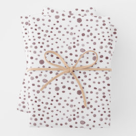 Papel de Regalo con Motivos de Confeti de Aquarela