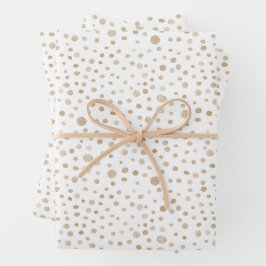 Papel de Regalo con Motivos de Lunares de Confeti