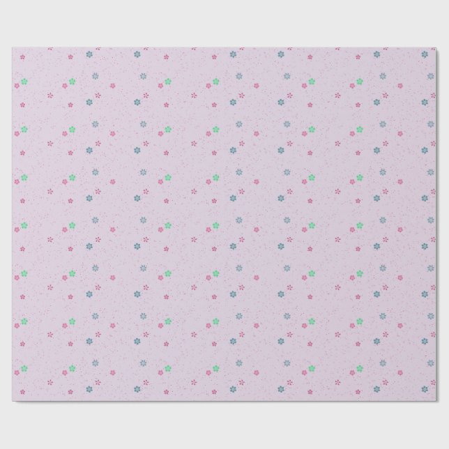 Papel de regalo con motivos navideños (Superficie plana)