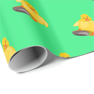Papel de Regalo con Patito Adorable